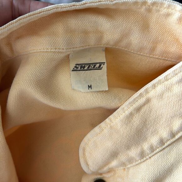 Vintage Swell Cotton Yellow Lightweight Jacket - M - Picture 7 of 8